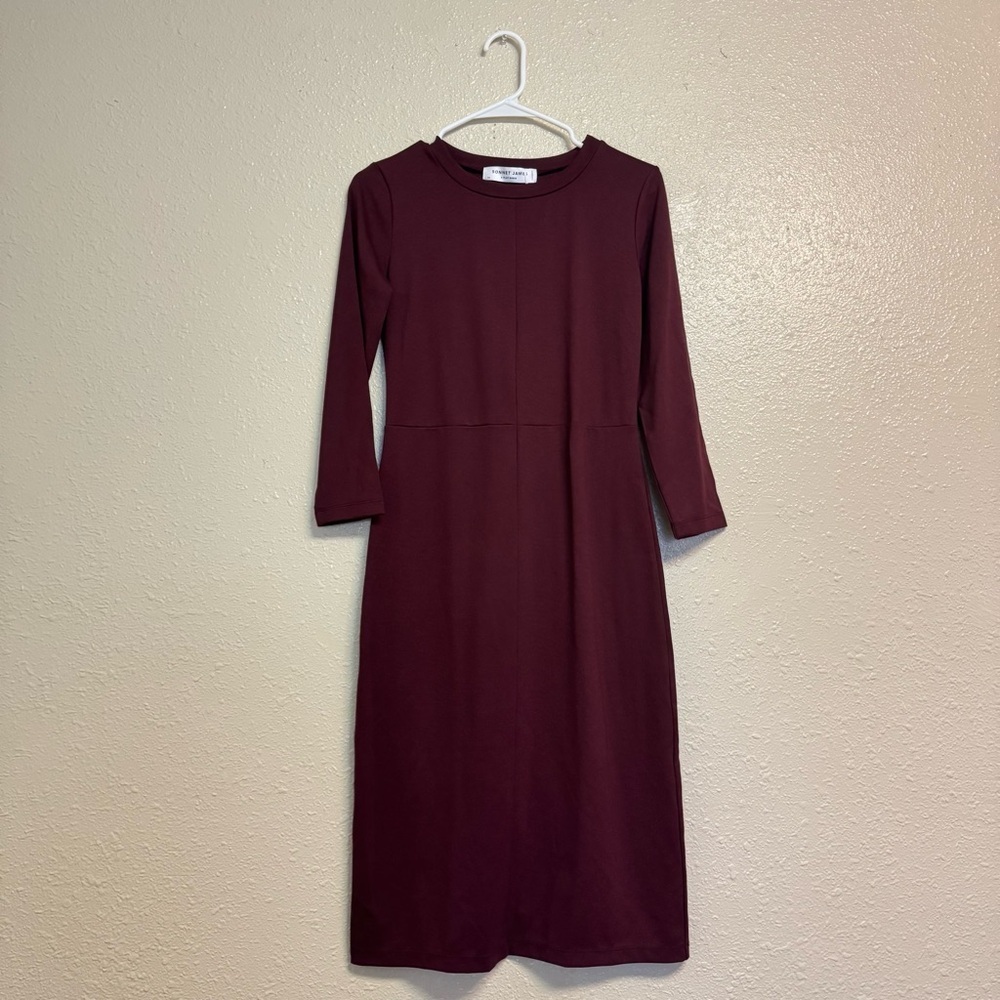 Sonnet James Winnie A Play Dress in Burgundy NWT Sz XS